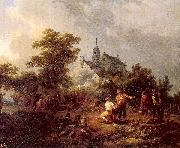 Prince, Jean-Baptiste le Playing Ball painting